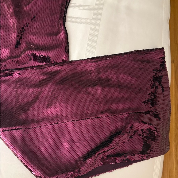 Meshki Shimmering Sequin Maxi Dress in Purple - Picture 9 of 10